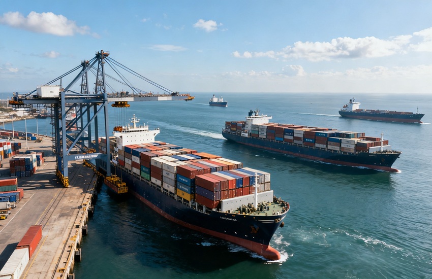 2022-2024年中国与其主要全球贸易伙伴之间的贸易数据增长